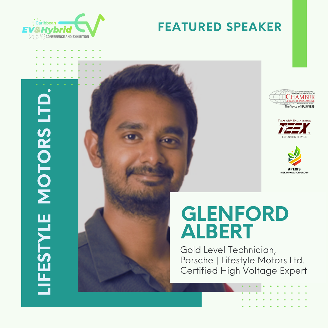 Glenford Albert — Gold Level Technician, Porsche · Lifestyle Motors Ltd · Certified High Voltage Expert