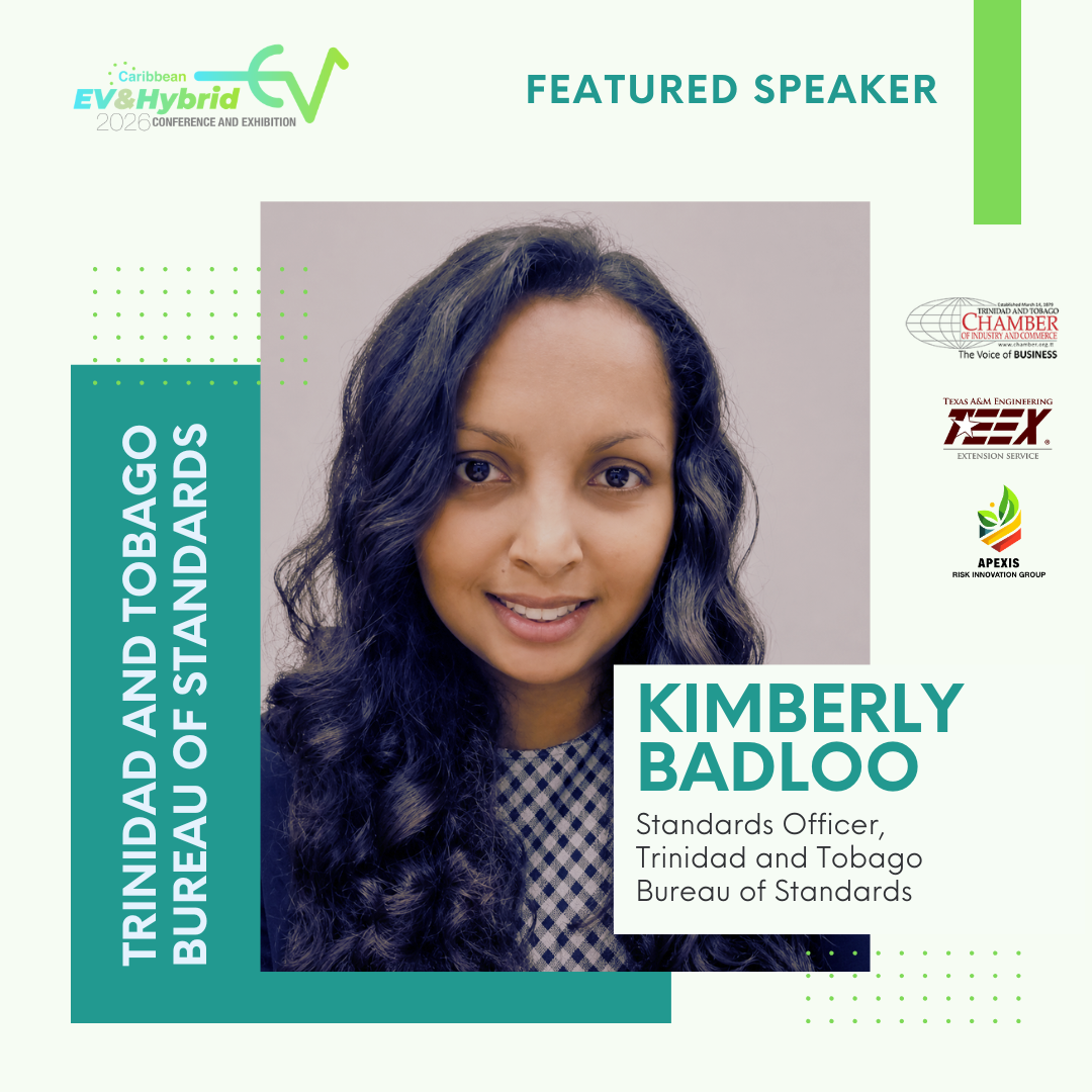 Kimberly Badloo — Standards Officer, Trinidad and Tobago Bureau of Standards