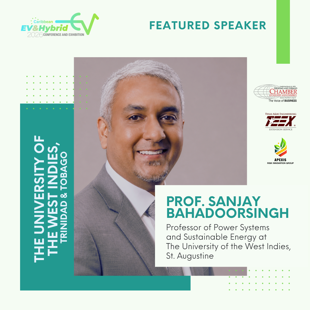 Prof. Sanjay Bahadoorsingh — Professor of Power Systems and Sustainable Energy, UWI St. Augustine