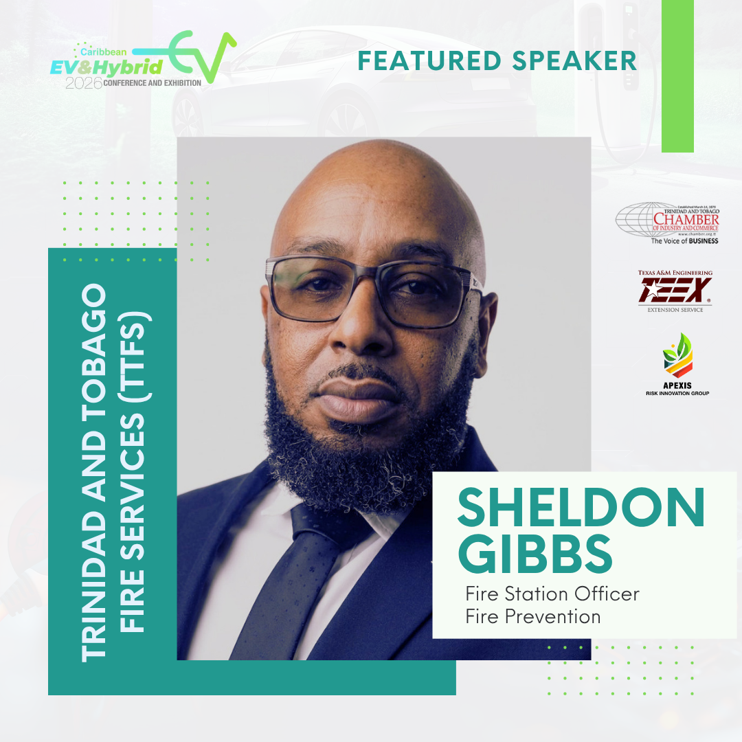 Sheldon Gibbs — Fire Station Officer, Fire Prevention, Trinidad and Tobago Fire Services (TTFS)